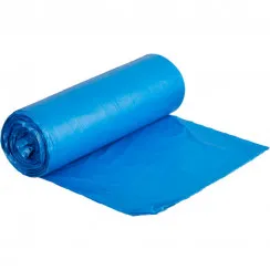 Мешки для мусора 160-180 л синие 60 мк (90 х 110 см) в рулоне 10 штук