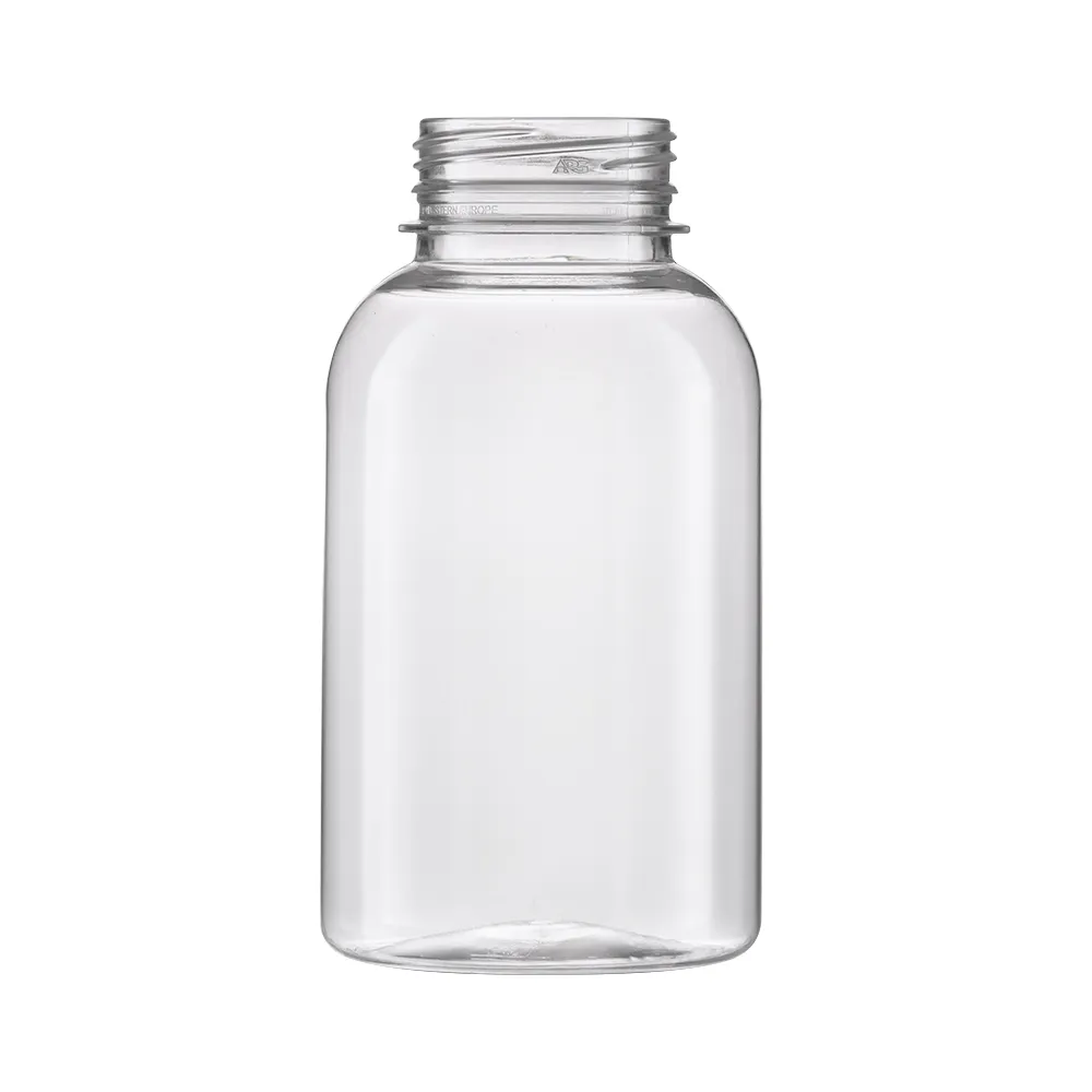 Бутылка ПЭТ 0,250л.с ШИРОКИМ горлом кругл. прозрачная