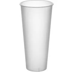 Стакан одноразовый пластиковый 675мл Bubble Cup матовый