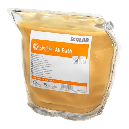 Средство слабощелочное Эколаб Oasis Pro All Bath 2 л (арт 9092780)