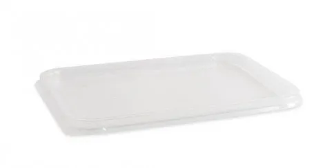 Крышка для контейнера пластиковая прямоугольная 179х132, 750 мл прозрачная  Стиролпласт