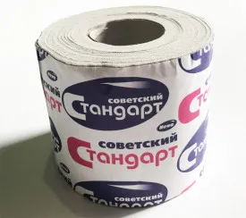Бумага туалетная Советский Стандарт 1 слойная серая 30 м