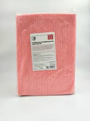 Салфетка вискозная 38х25см красная, 80 гр/м, Ben Fatto