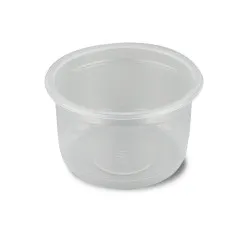 Контейнер пластиковый круглый d115 мм, 500 мл прозрачный 