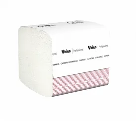 Салфетки бумажные для диспенсера Veiro Professional 1 слой белые Z сложения 250 листов артикул NZ316