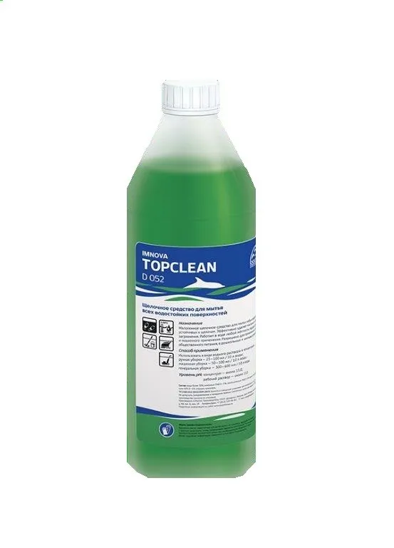 Средство щелочное моющее для кухни Долфин TOPCLEAN 1 л (арт D052-1)