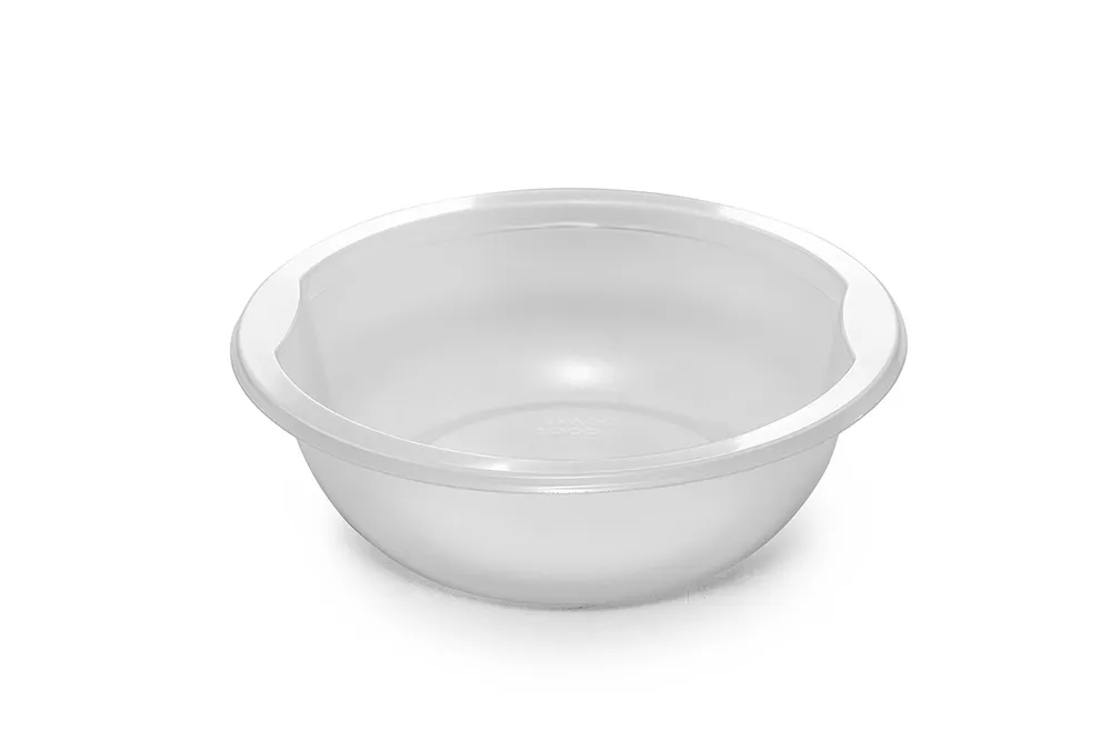 Миска под запайку пластиковая круглая d150 мм, 500 мл прозрачная