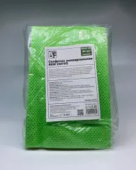 Салфетка вискозная 38х25см зеленая, 80 гр/м, Ben Fatto