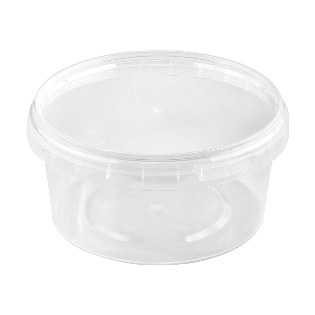 Контейнер пластиковый круглый  d122 мм, 485 мл прозрачный