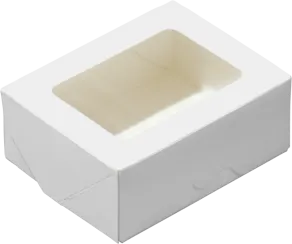 Контейнер бумажный с окном OSQ TABOX 300 PRO (100х80х40) белый 