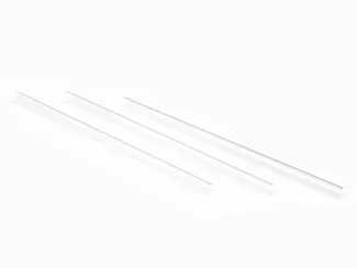 Трубочки для коктейля без изгиба утолщенные прозрачные, диаметр 5 мм, 12,5см 400шт