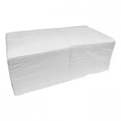 Салфетки бумажные белые 33х33 двухслойные 200 шт