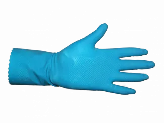 Перчатки резиновые Многоцелевые S голубые арт. 100752