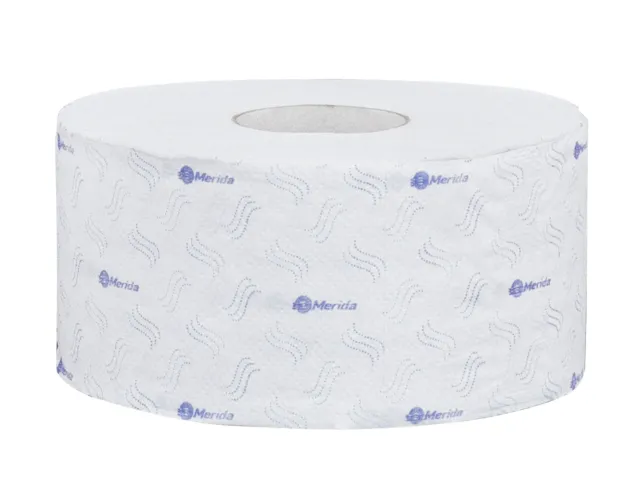 Бумага туалетная Merida Премиум T2 2 сл белая с рисунком 170 м (артикул производителя TB2403)