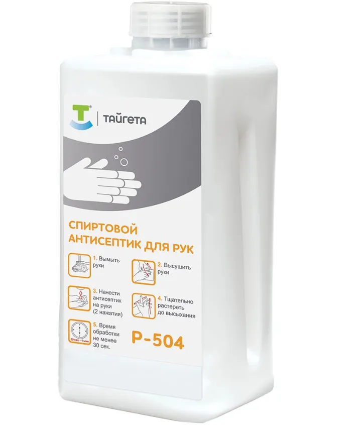 Кожный антисептик средство дезинфицирующее Р-504 1 л арт. 7180