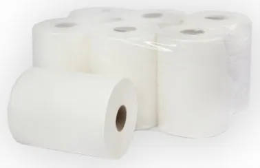 Бумажные полотенца в рулоне ТЕРЕС Комфорт 1 слойные белые 200 м (артикул производителя Т-0110)