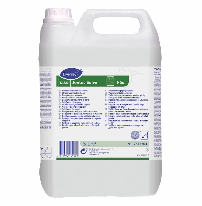 Средство для мытья полов и удаления сложных загрязнений Diversey TASKI Jontec Solve 5 л (артикул производителя 7517763)