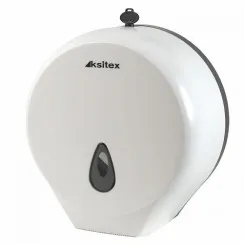 Диспенсер для туалетной бумаги в рулоне Ksitex пластиковый белый TH-8002A