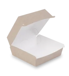 Коробка для гамбургера OSQ BURGER L 132х142х70 мм крафт