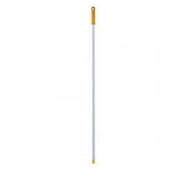 Ручка металлическая для держателя мопов защелкивающаяся 140см d235мм желтая