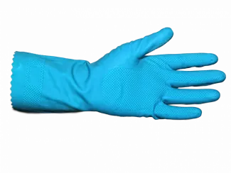 Перчатки резиновые Многоцелевые M голубые арт. 100753