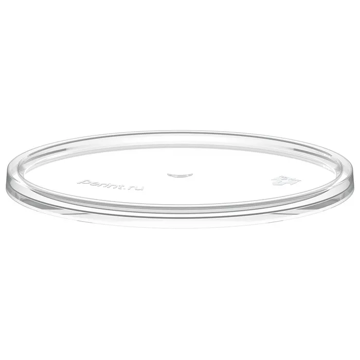 Крышка для контейнера пластиковая круглая d112 мм, 360/500/600 мл прозрачная