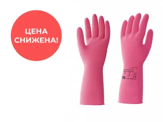 АКЦИЯ Перчатки резиновые HQ Profline L красные