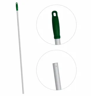 Ручка алюминиевая для держателя мопов защелкивающаяся 140см d235мм зеленая