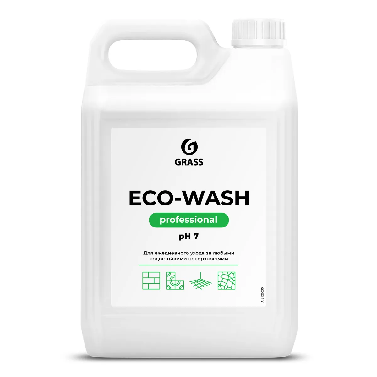 Средство универсальное низкопенное для мытья поверхностей GRASS Eco-Wash 5 л (артикул производителя 126030)