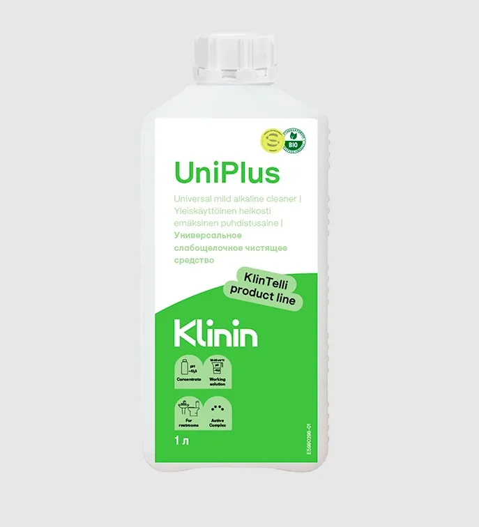Средство слабощелочное для санузлов Klinin UniPlus 1 л (артикул производителя 205554)