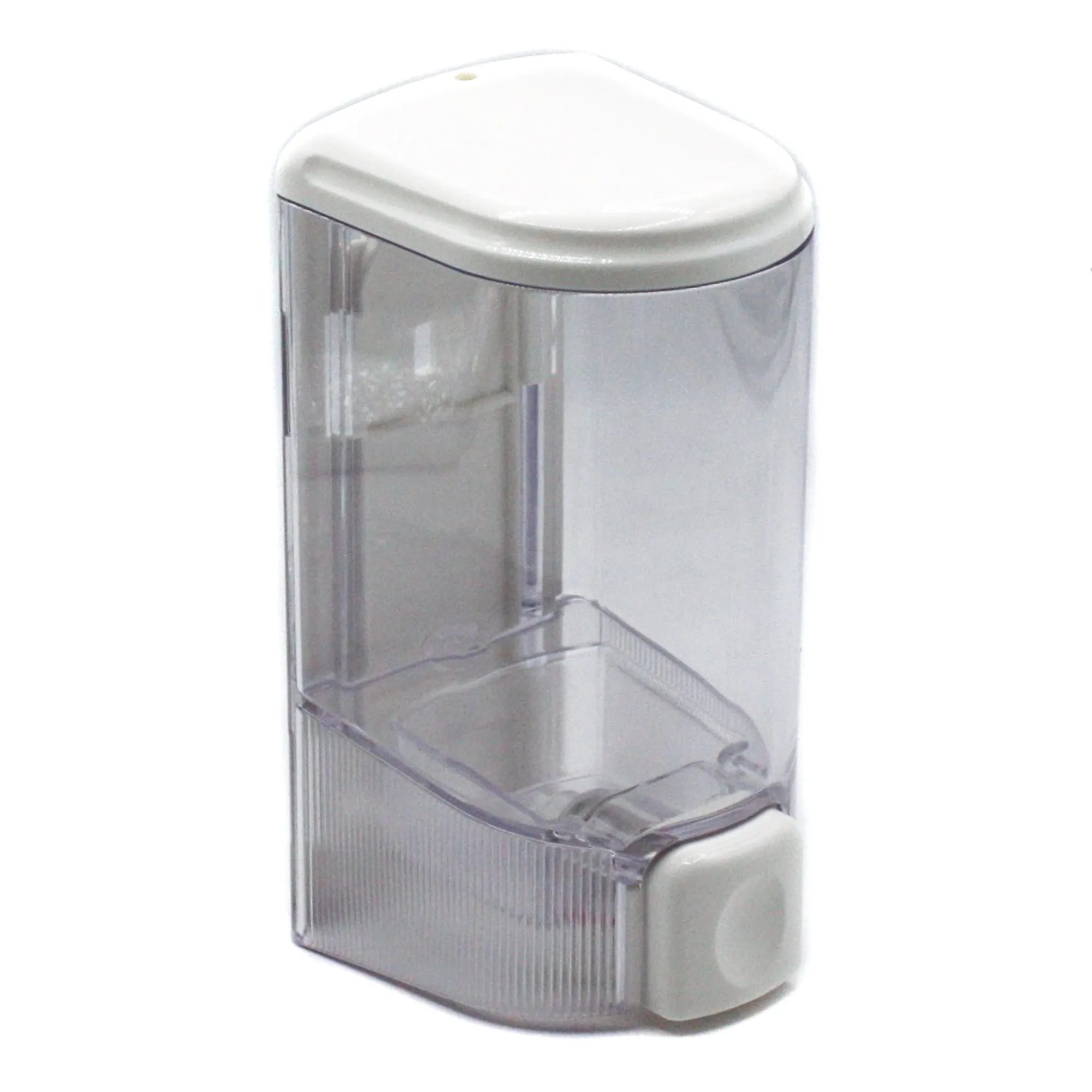 Диспенсер для жидкого мыла 500 мл пластиковый белый (артикул производителя S-015)