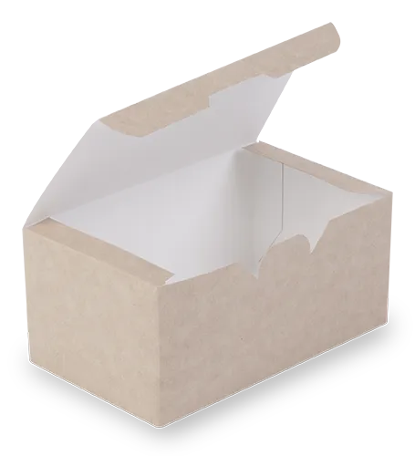 Бумажный контейнер OSQ FAST FOOD BOX S 350 мл 115x75x45 мм крафт