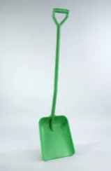 Лопата широкая 330х380х1330мм с длинной ручкой зеленая арт.15104-5