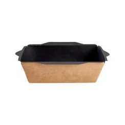 Контейнер бумажный ECO OPSALAD 400 (145x95x45) черный