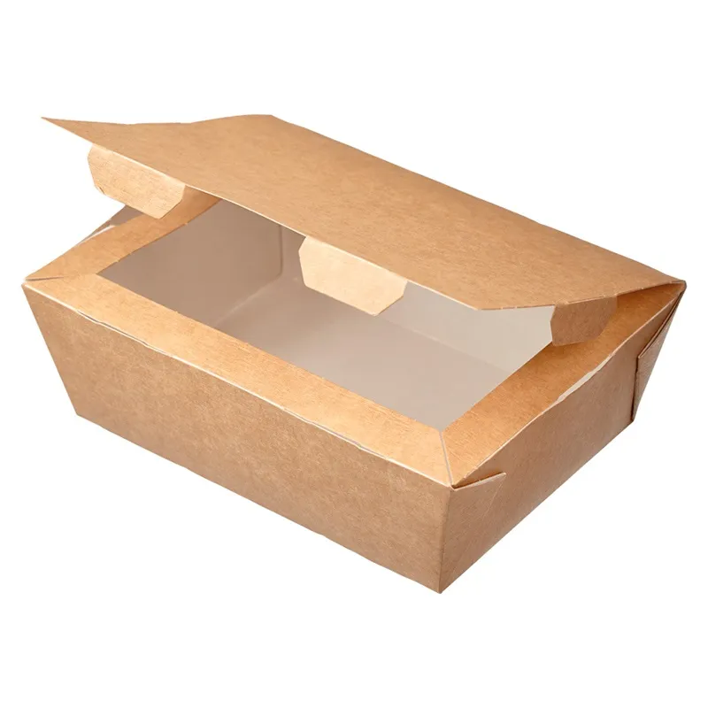 Бумажный контейнер OSQ LUNCH 1000 мл 190x150x50 мм крафт
