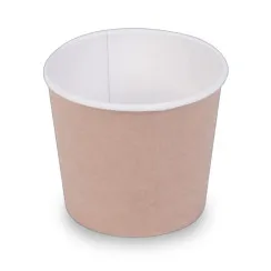 Бумажный контейнер круглый Round Bowl 700мл крафт