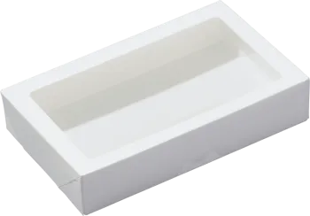 Контейнер бумажный с окном OSQ TABOX 1000 PRO (195х120х40) белый 