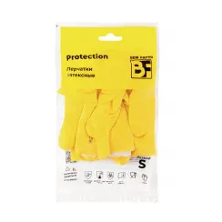 Перчатки резиновые Ben Fatto Protection S желтые 