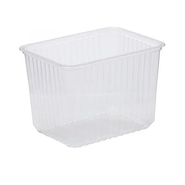 Контейнер пластиковый прямоугольный 179х132х122 мм, 2000 мл прозрачный