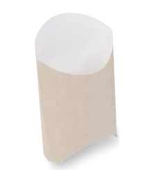 Лоток бумажный универсальный для снеков (OSQ) ECO FRY M 105x50x110 мм крафт