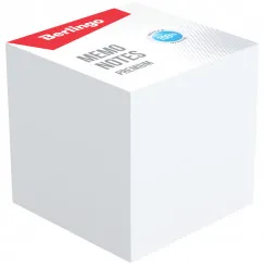Блок для записи Premium, 90*90*90, белый, 100% белизна, в термопленке