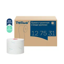 Бумага туалетная Tellus Комфорт T6 2 сл белая 100 м (артикул производителя 127530)