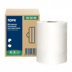 Нетканый протирочный материал TORK в рулонах Advanced 1-сл белый (артикул производителя 352200)