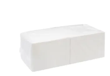 Салфетки бумажные белые 33х33 трехслойные 200 шт