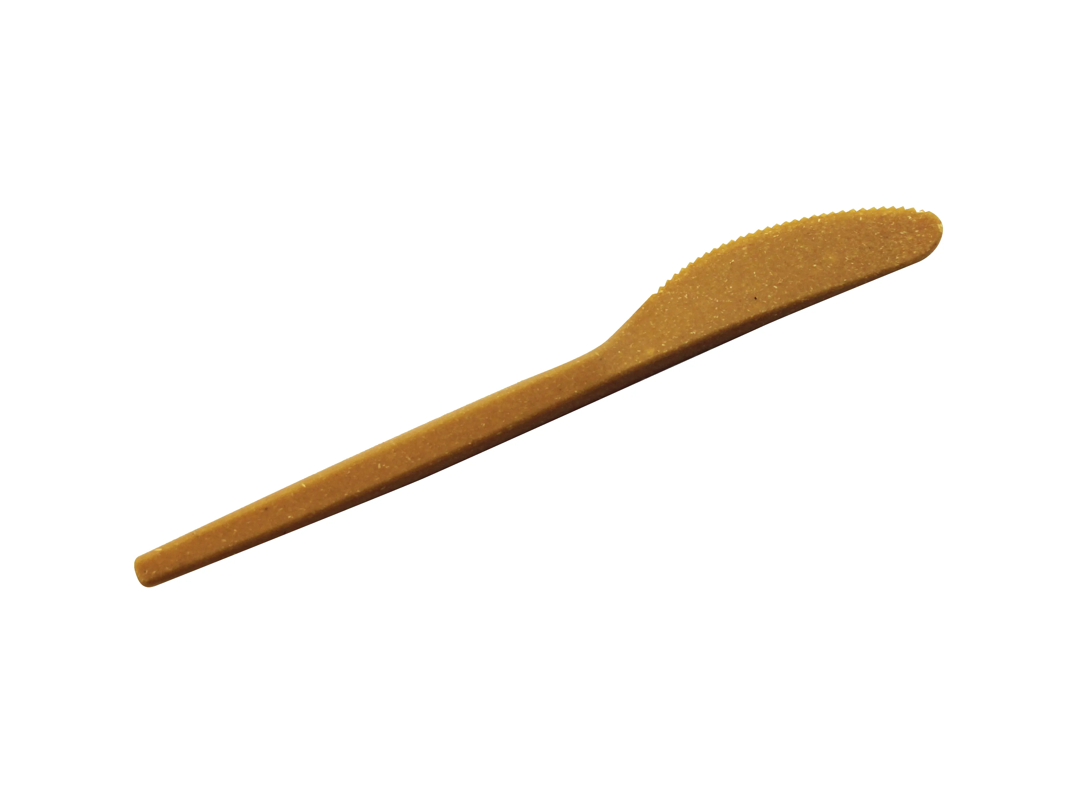 Нож одноразовый столовый из древесного волокна 17 см BIO