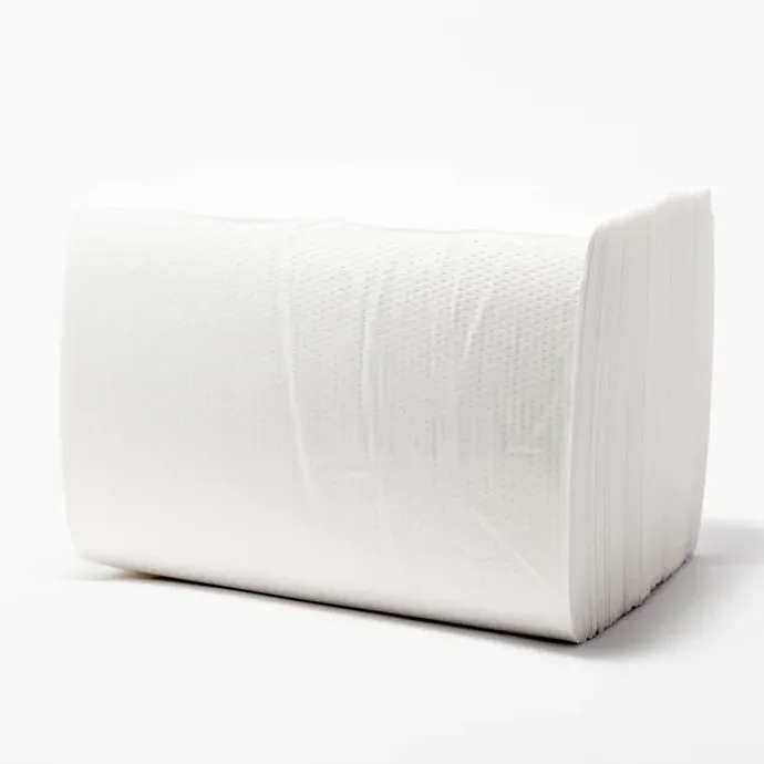 Салфетки бумажные для диспенсера Pero N4 16х22 см 2 слойные белые V сложения 200 листов (артикул производителя 9816)