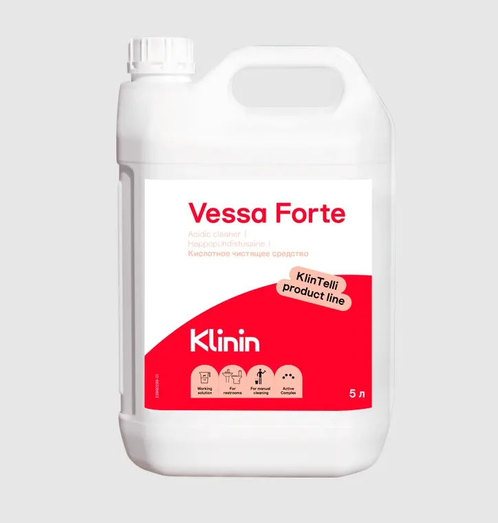 Средство кислотное для санузлов KlinTelli Vessa Forte 5 л (артикул производителя 205227)