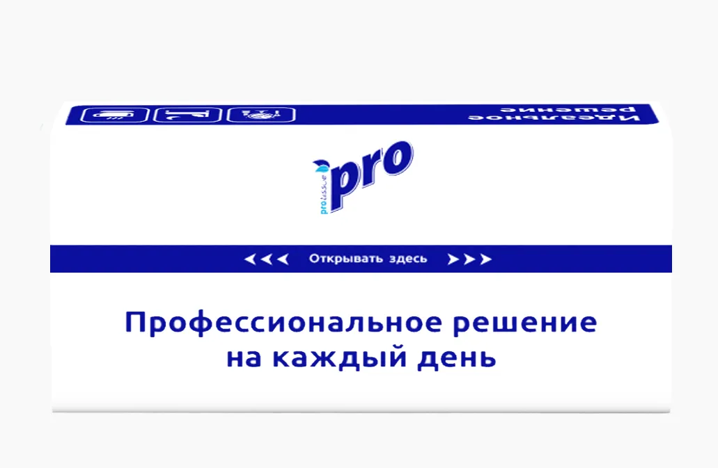 Косметические салфетки для лица Protissue 2 слойные белые 100 листов 