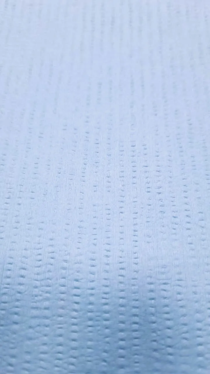 Нетканый протирочный материал в рулоне бирюзовый 31х32см 500л КРЕП 70гр/м Ben Fatto