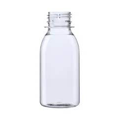 Бутылка ПЭТ 0,100л с УЗКИМ горлом кругл. прозрачная